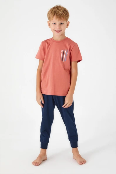 Roly Poly 3019 Afterwave Erkek Çocuk Kısa Kol Pijama Takım - Resim 8