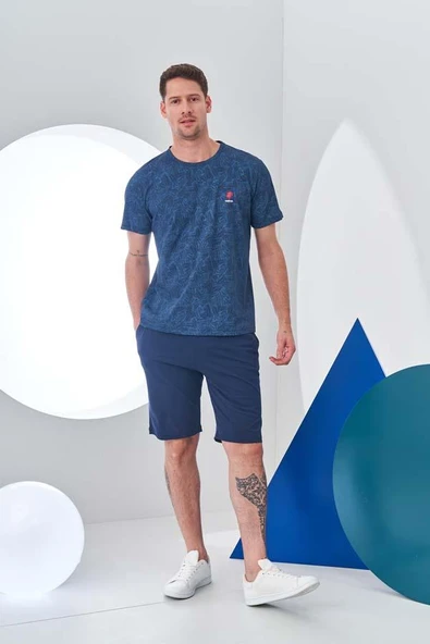 Pjs 24316 Erkek Şort Pijama Takım - Resim 2