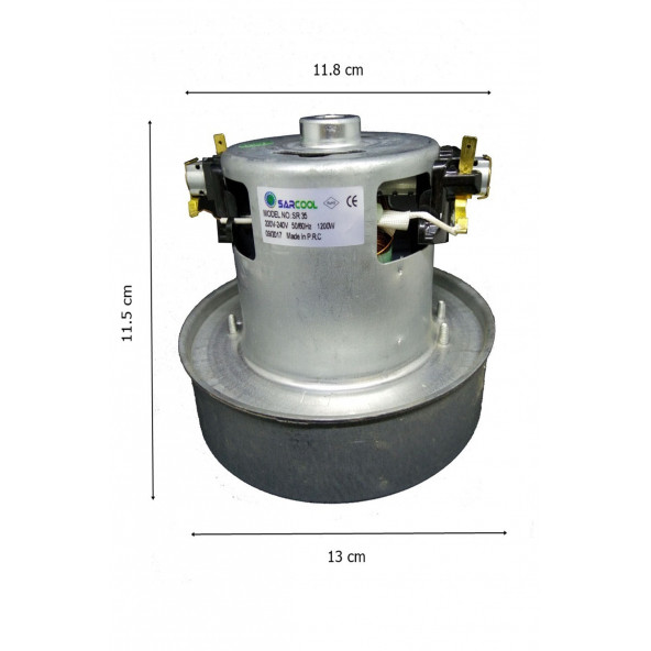 SÜPÜRGE MOTORU (SRV35) MİTE BUSTER KÜÇÜK ÇIKINTILI (SARCOOL) (ÇIKINTILI - 5