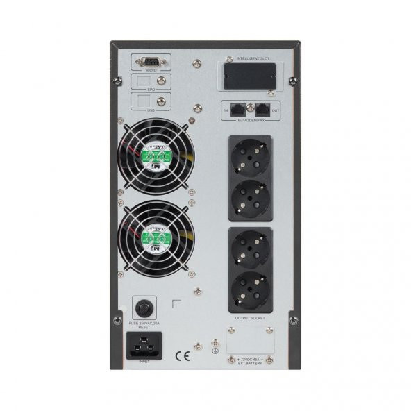 DOTVOLT MN 2KVA(1800W) 1/1 ON-LINE UPS,4x7AH,5/15 - 2