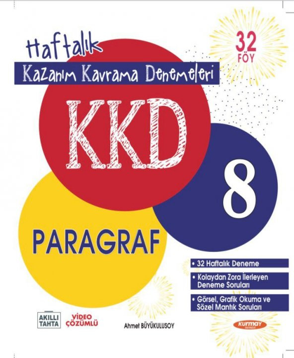 Kurmay 8. Sınıf Paragraf Kazanım Kavrama Denemeleri 36 Fasikül 2023