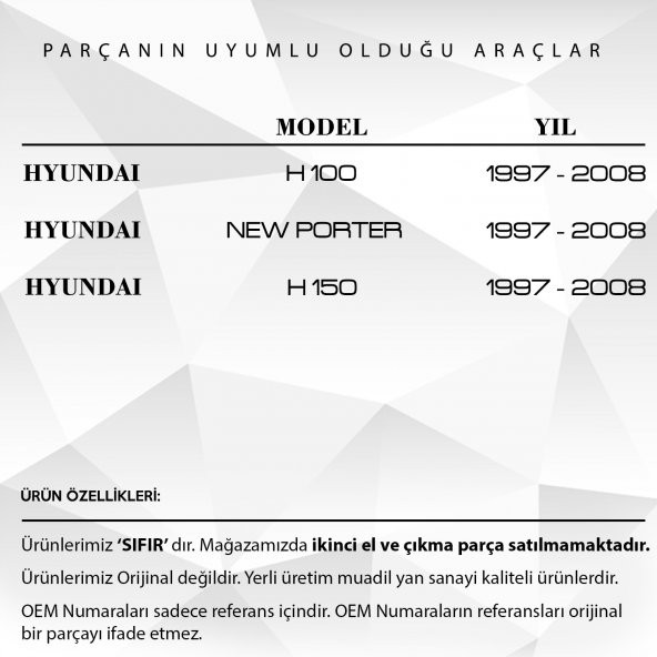 Hyundai H100, New Porter için Ön Cam Su Fıskiye Memesi 2li - 2