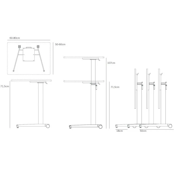 Katlanır Masa Ayağı 11.525 - Resim 3