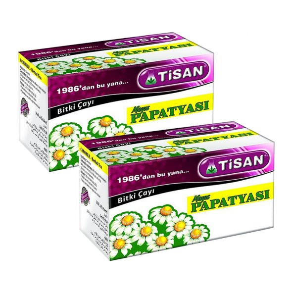 Tisan Mayıs Papatyası Bitki Süzen Poşet Çay 2 x 20li