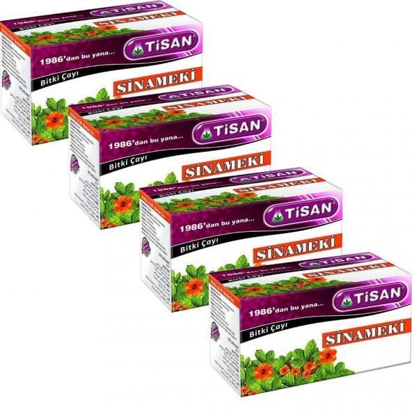 Tisan Sinameki Bitki Süzen Poşet Çay 4 x 20li