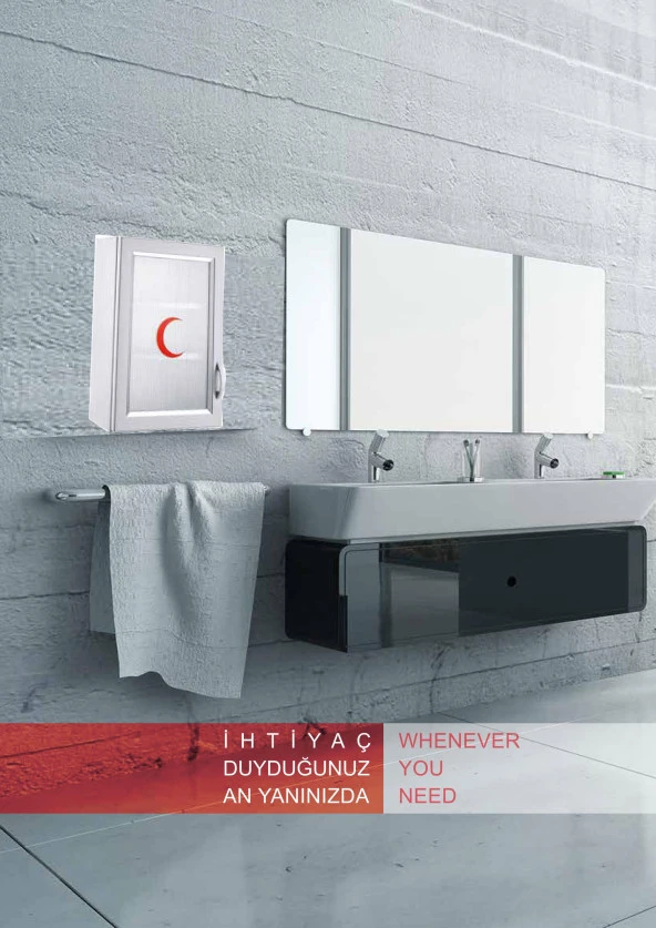 PVC İŞ YERİ İLK YARDIM ECZA DOLABI - 2