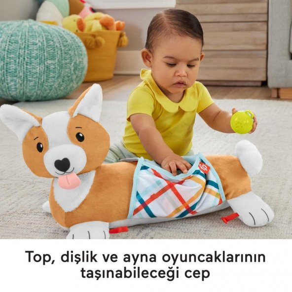 Fisher Price 3ü 1 Arada Köpekçik Uzanma Yastığı HJW10 Bebekler İçin Yastık - 3