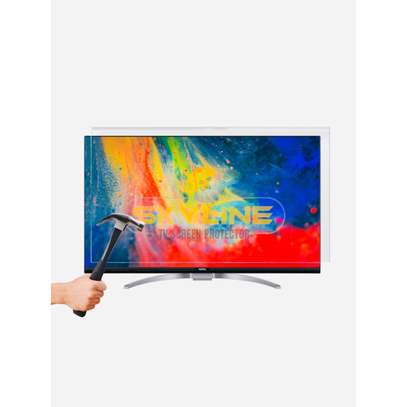 73x43 cm, Tv Ekran Koruyucu 32" - 82 Ekran Koruma Camı - 2