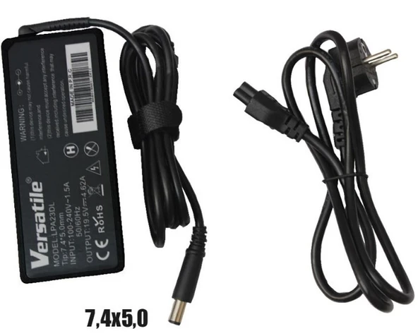 Dell Inspiron Notebook 19,5v 4,62a (7,4,5,0) 90w Adaptör, Sarj Aleti