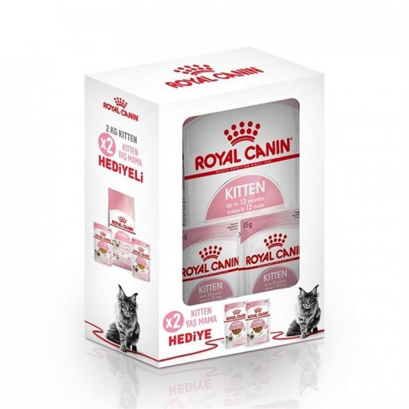 Royal Canin Kitten Hediyeli Kutu Yavru Kedi Maması 2 Kg