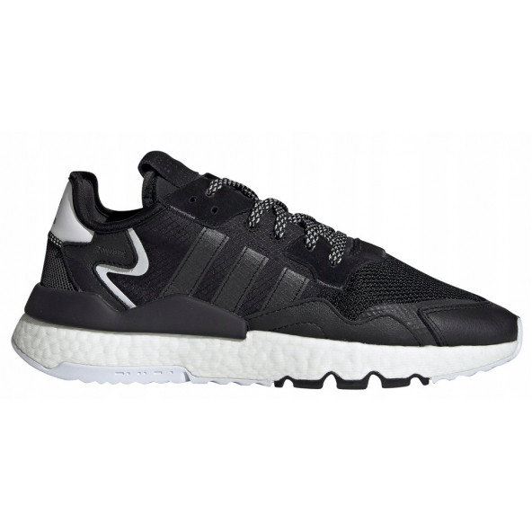Adidas Nite Jogger siyah beyaz ayakkabı - 2