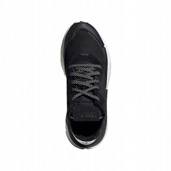 Adidas Nite Jogger siyah beyaz ayakkabı - 8