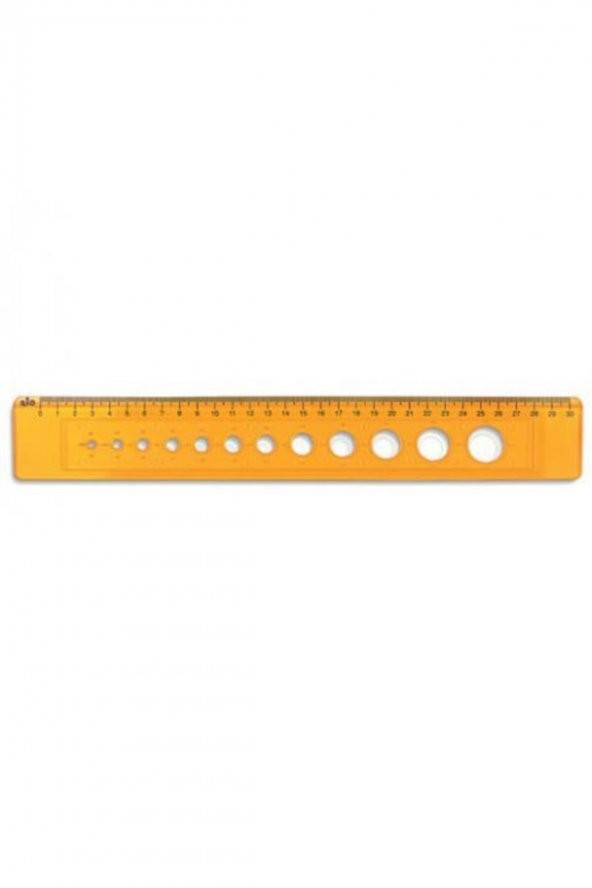 Daire Şablonu - 30cm Cetvel - 2