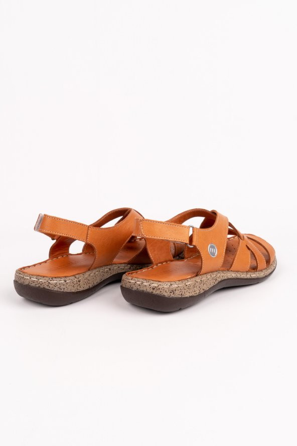 MAMMAMİA HAKİKİ DERİ KADIN SANDALET 107523Y - 7