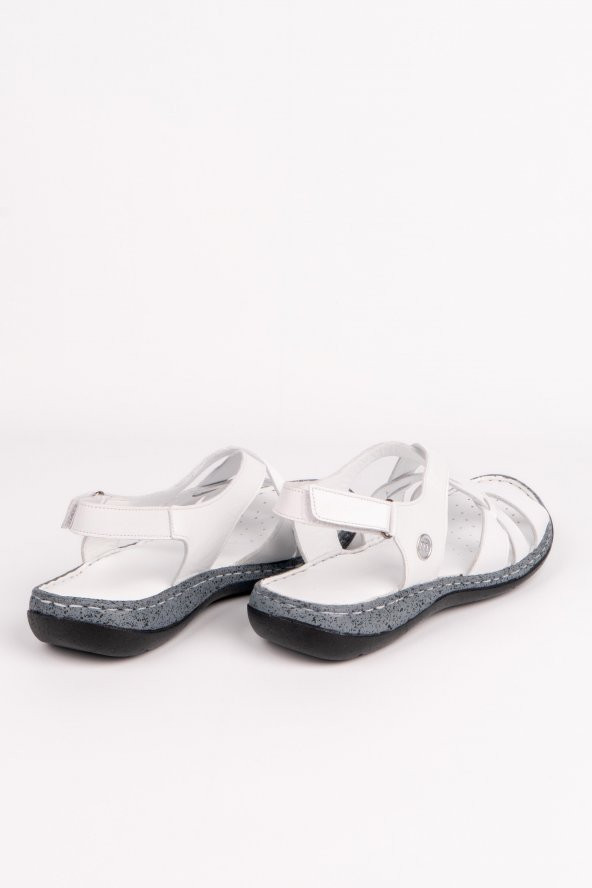 MAMMAMİA HAKİKİ DERİ KADIN SANDALET 107523Y - 11
