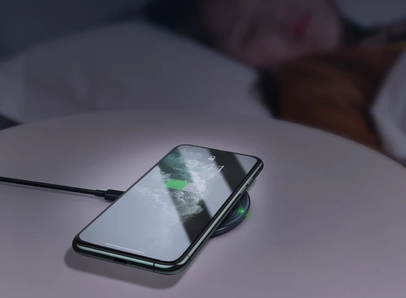 Baseus Kablosuz Şarj Cihazı, 15W Hızlı Şarj Aleti, Telefon ve Kulaklık Kablosuz Şarj Aleti - 6