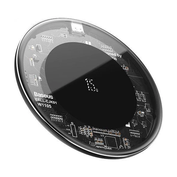 Baseus Kablosuz Şarj Cihazı, 15W Hızlı Şarj Aleti, Telefon ve Kulaklık Kablosuz Şarj Aleti - 8