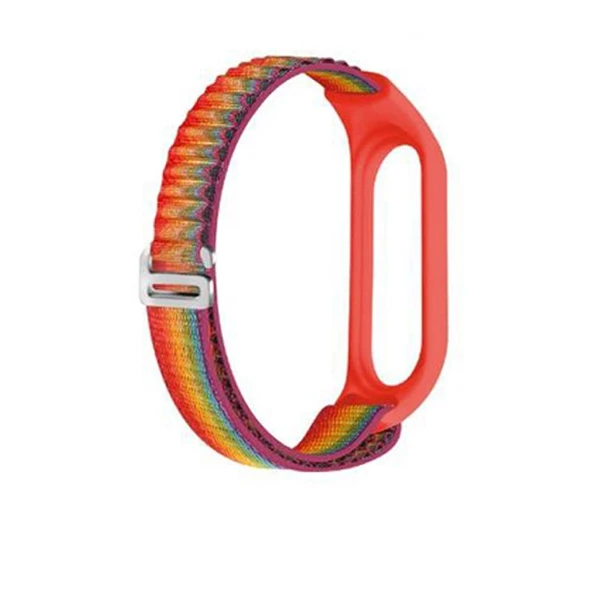 Gpack Xiaomi Mi Band 6 Kordon Ayarlanabilir Kademeli Naylon sc4 - 5