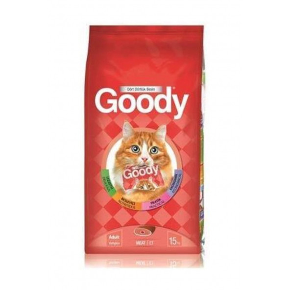 Goody Etli Yetişkin Kedi Maması 15 Kg