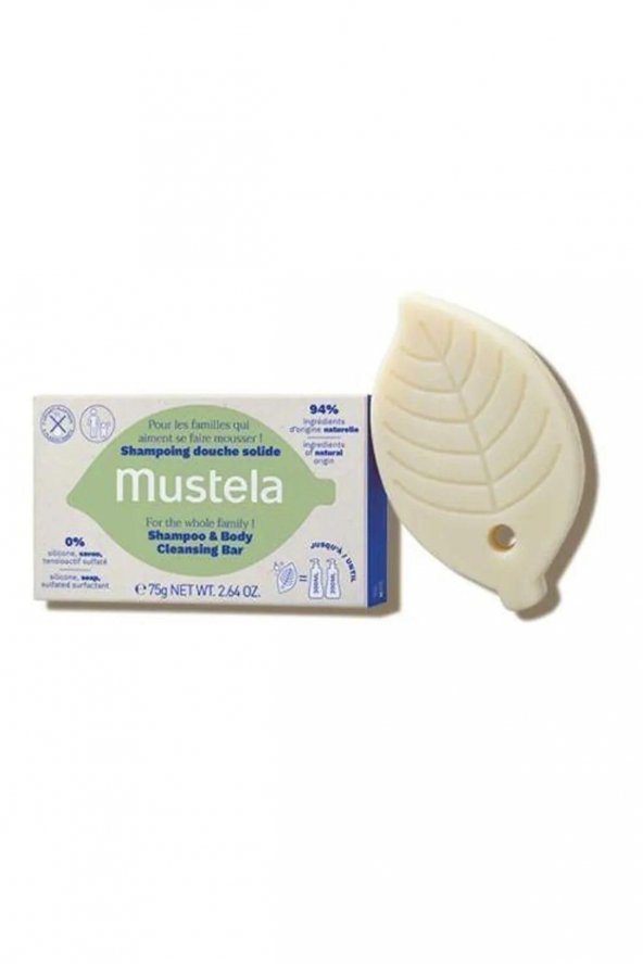 Mustela Şampuan ve vücut temizleme barı 75 gr