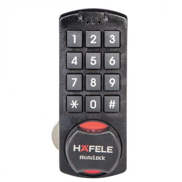 Hafele Minilock Elektronik Döner Kilit Tekli (Kabin) EMH