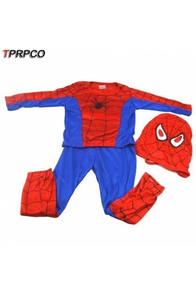 Örümcek Adam Spiderman Kostüm Işıklı Maske (BEDEN TABLOSU) - 2