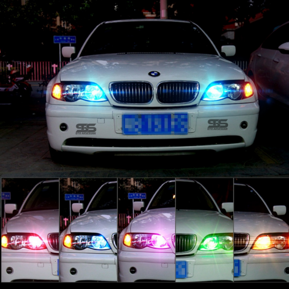 Kumandalı Rgb T10 Park Ledi Far Ledi Renkli Park Ampulü T10 Park Ledi - 4
