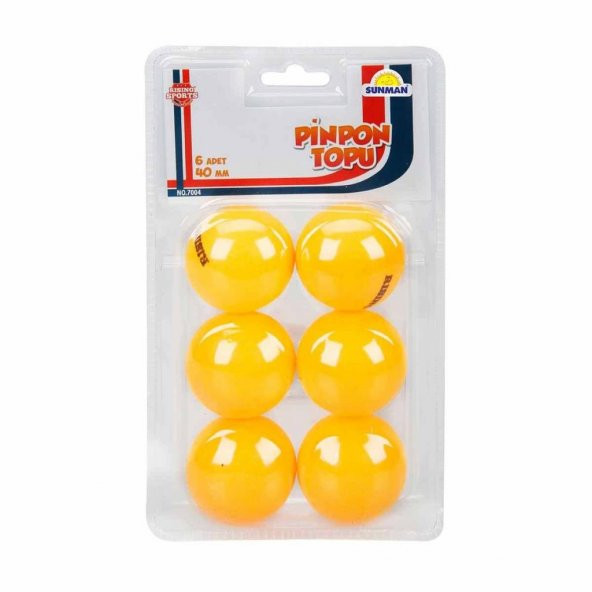 1001207 Pinpon Topu 6'lı - 2