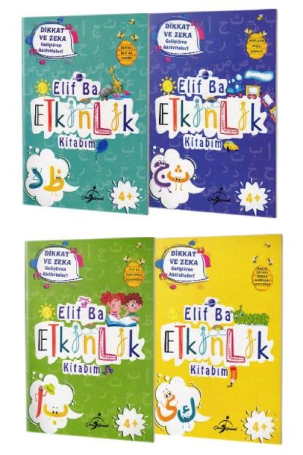 Elif-Ba Etkinlik Kitabım / 4 Kitap -