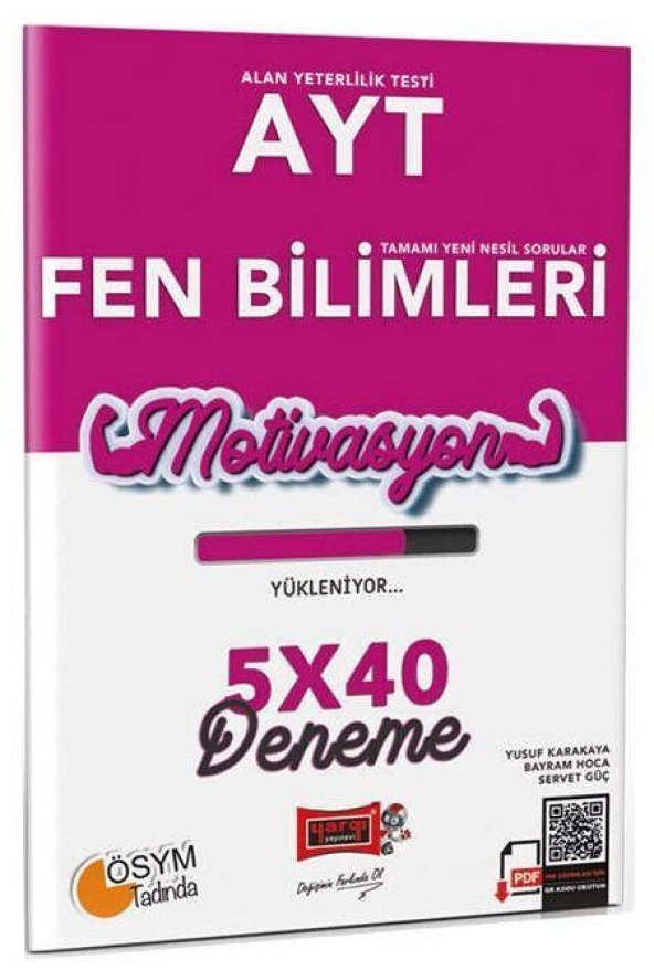 AYT Fen Bilimleri 5 x 40 Deneme Yargı Yayınları