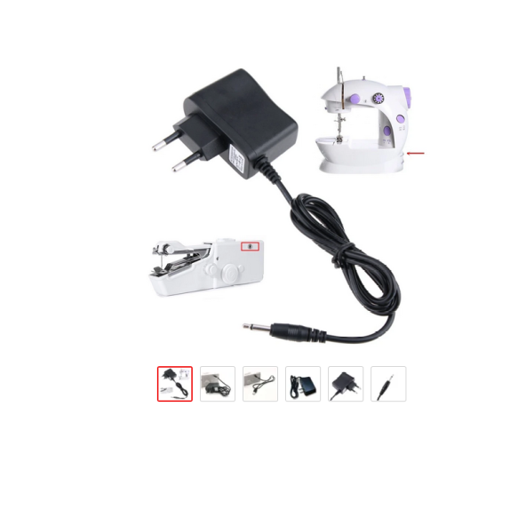 Umut Bilişim Singer El Dikiş Makinesi için Adaptör 6V 800MA Uyumlu (6V1A) 6 Volt Adaptör - 8