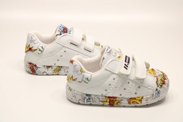 MİNİCAN ORTOPEDİK ÇOK HAFİF TABAN CIRTLI KOLAY GİYİM KARAKTER BASKILI ÇOCUK GÜNLÜK BEBE SNEAKER - 8