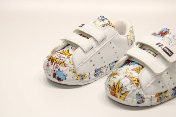 MİNİCAN ORTOPEDİK ÇOK HAFİF TABAN CIRTLI KOLAY GİYİM KARAKTER BASKILI ÇOCUK GÜNLÜK BEBE SNEAKER - 9