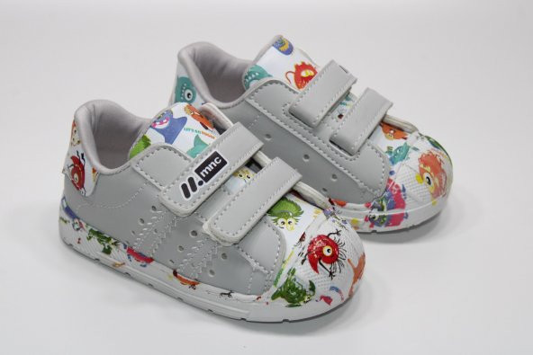 MİNİCAN ORTOPEDİK ÇOK HAFİF TABAN CIRTLI KOLAY GİYİM KARAKTER BASKILI ÇOCUK GÜNLÜK BEBE SNEAKER