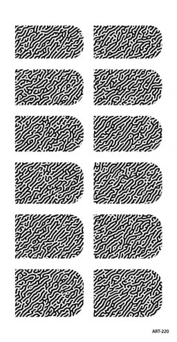 İz Tırnak Dövmesi,Tırnak Tattoo,Nail Art ,Tırnak Sticker - 2