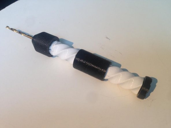 Ayarlanabilir Mandren İle İtme Matkabı İçin Uzun Sürgü Plastik Aparat - 1