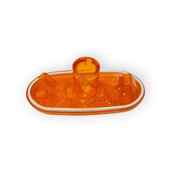 VW Crafter 2006-2016 Yan Çamurluk Etek Lamba Camı Sarı 2E0945061C - 3