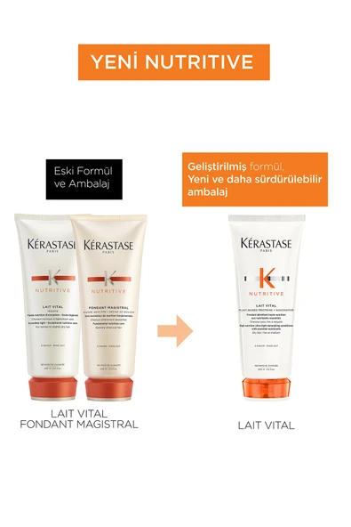 Kerastase Nutritive Lait Vital Kuru Saçlar Için Saç Kremi 200 ml - 3