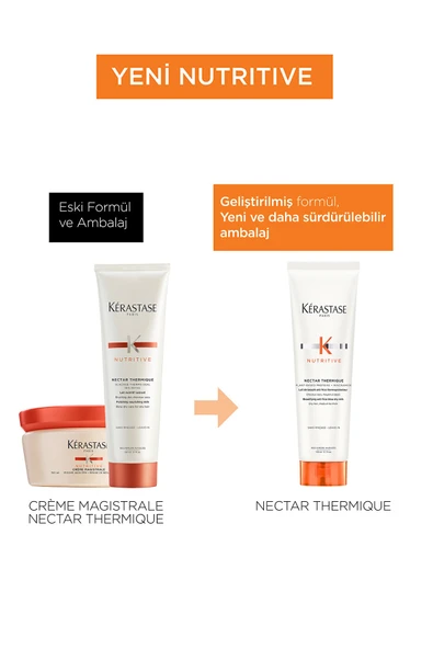 Kerastase Nutritive Nectar Thermique Elektriklenme Önleyici Termik Saç Sütü 150 ml - Resim 4