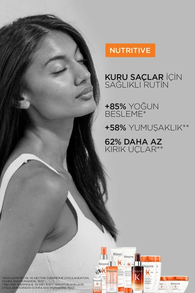 Kerastase Nutritive Bain Satin Riche Yoğun Nemlendirici Şampuan 250 ml - 5