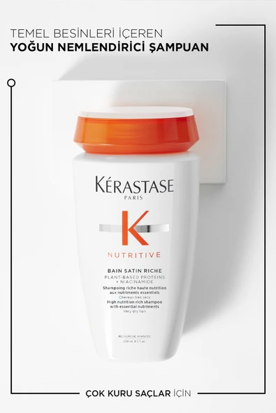 Kerastase Nutritive Bain Satin Riche Yoğun Nemlendirici Şampuan 250 ml - 2