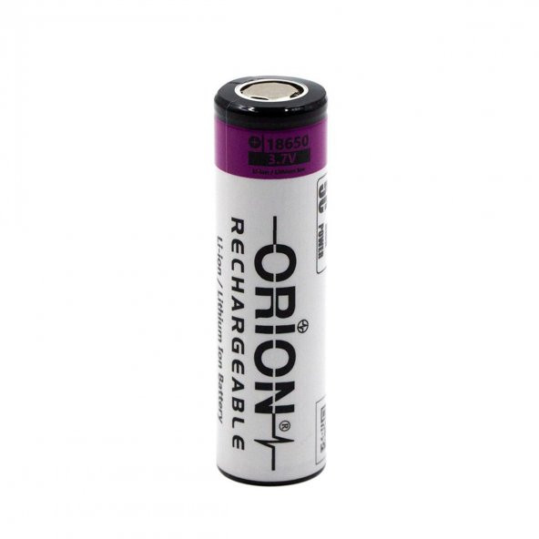 Orion 18650 3.7V 2600mAh Şarj Edilebilir Li-ion Pil