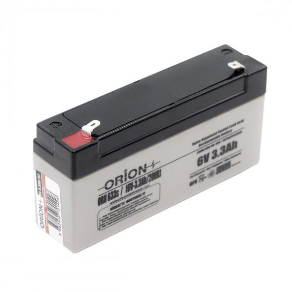 Orion ORN633S 6V 3.3Ah Bakımsız Kuru Akü - 3