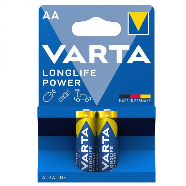 Varta 4906 Longlife Power Alkalin AA Kalem Pil 2li Paket