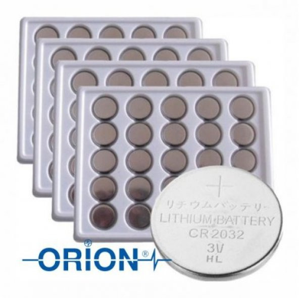 ORION CR2032 3v Lithium Pil / 200 Lü Paket - 3
