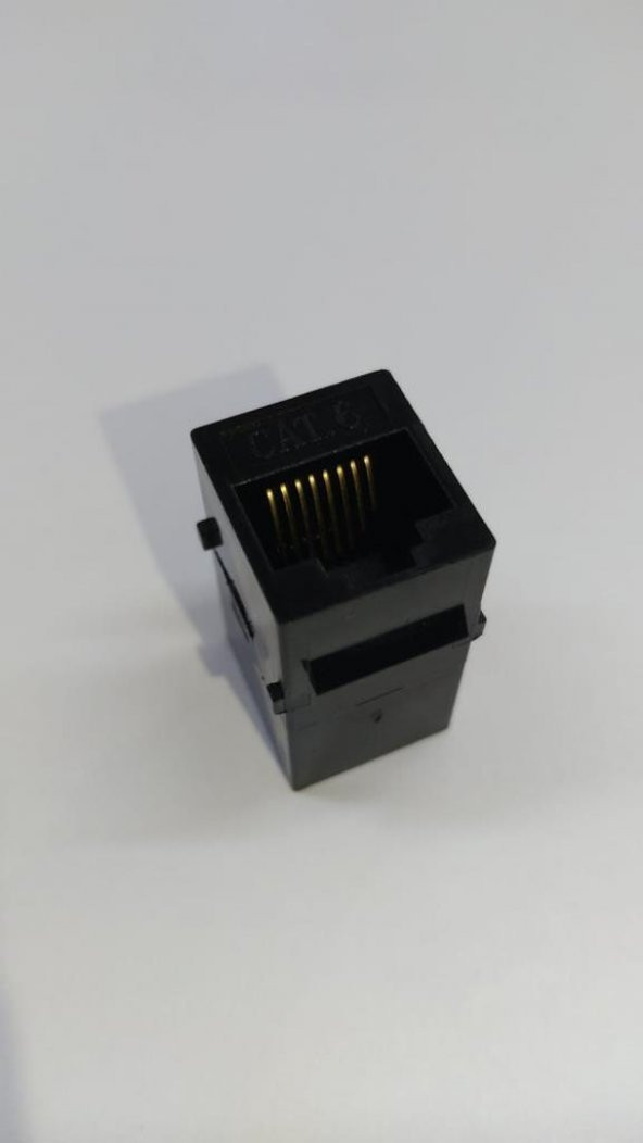 Cat. 6 RJ45 Dişi - Dişi Keystone Ara - Siyah - Resim 4