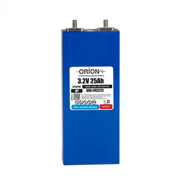 Orion LiFePO4 3.2V 25Ah Prizmatik Pil