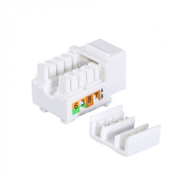 Cat. 6 RJ45 90 Derece Keystone Konnektör - 2