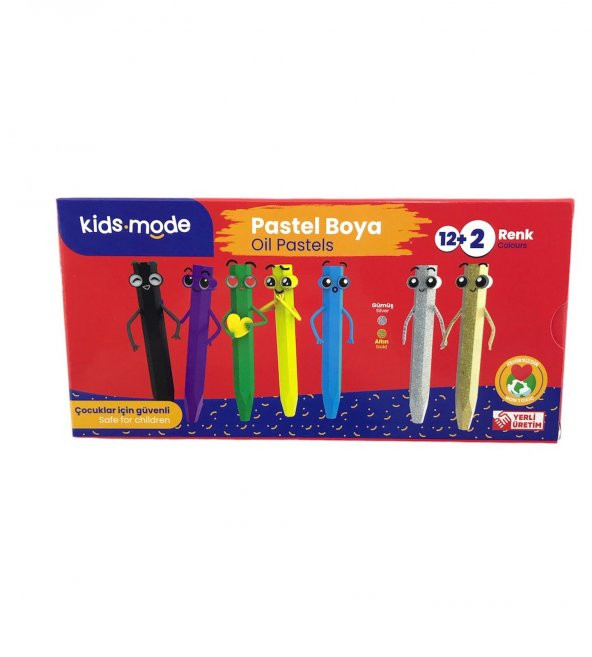 Kids Mode 12+2 Pastel Boya