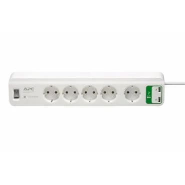 Schneider APC PM5U-GR 230V 2.4A 5li 2 Usb Çıkışlı Akım Korumalı Priz